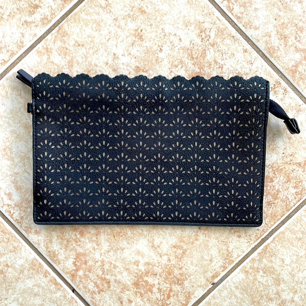 Loft black clutch/purse